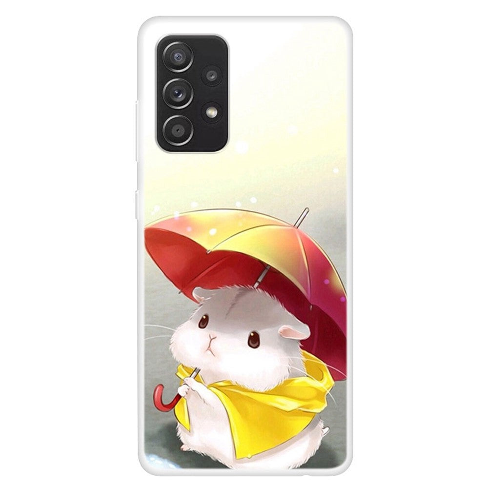 Til Samsung Galaxy A13 4G mønstertryk, faldsikker, blød TPU-taske, beskyttende telefoncover