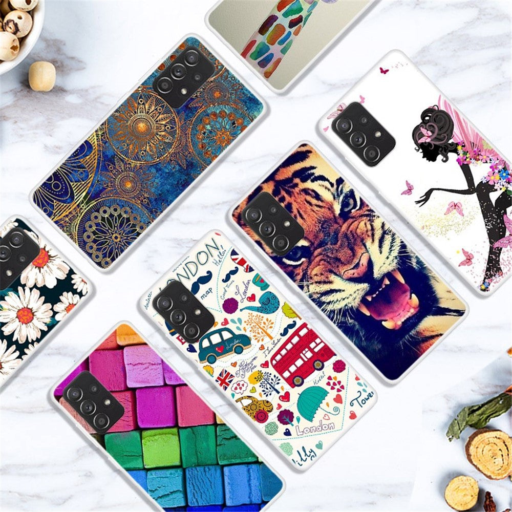 Pattern Printed Protective Case for Samsung Galaxy A23 5G (Global Version) / 4G Anti-drop Phone Cover Shockproof TPU Slim Case