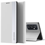 Til Samsung Galaxy M23 5G / F23 5G Galvaniseret PU lædercover Fuld beskyttelsesstativ Telefoncover