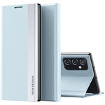 Til Samsung Galaxy M23 5G / F23 5G Galvaniseret PU lædercover Fuld beskyttelsesstativ Telefoncover