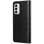 For Samsung Galaxy M23 5G/F23 5G PU Leather Imprinted Owl Tree Pattern Case Folding Stand Wallet Flip Cover with Strap