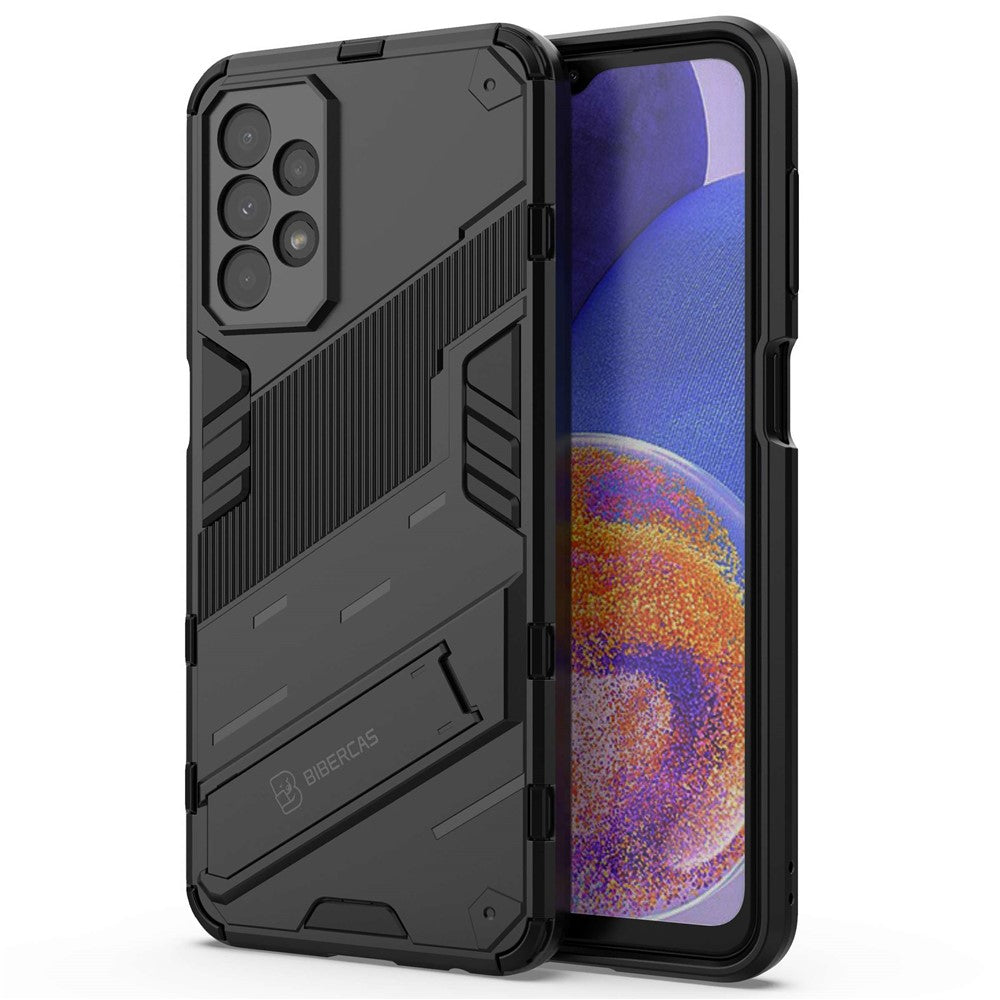 For Samsung Galaxy A23 5G (Global Version) / 4G Shockproof Armor Cover Hard PC Soft TPU Protective Phone Case with Kickstand