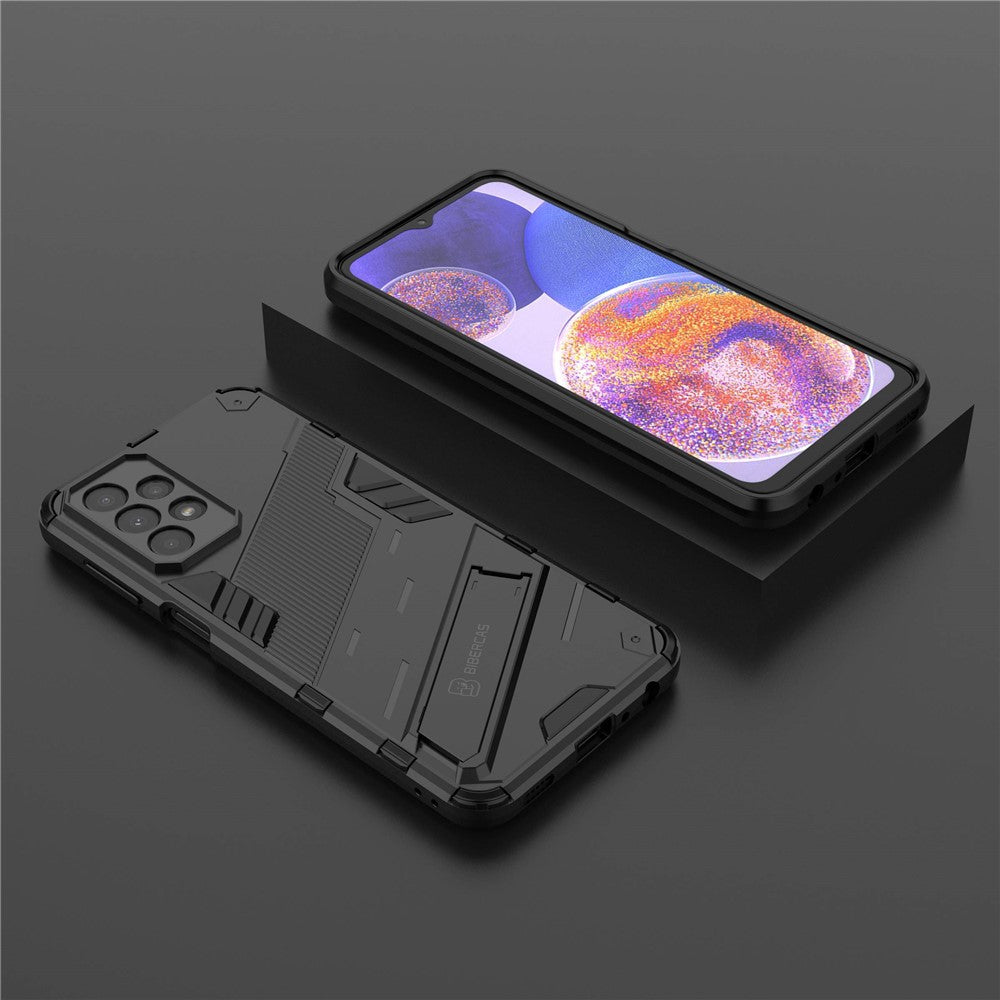 For Samsung Galaxy A23 5G (Global Version) / 4G Shockproof Armor Cover Hard PC Soft TPU Protective Phone Case with Kickstand