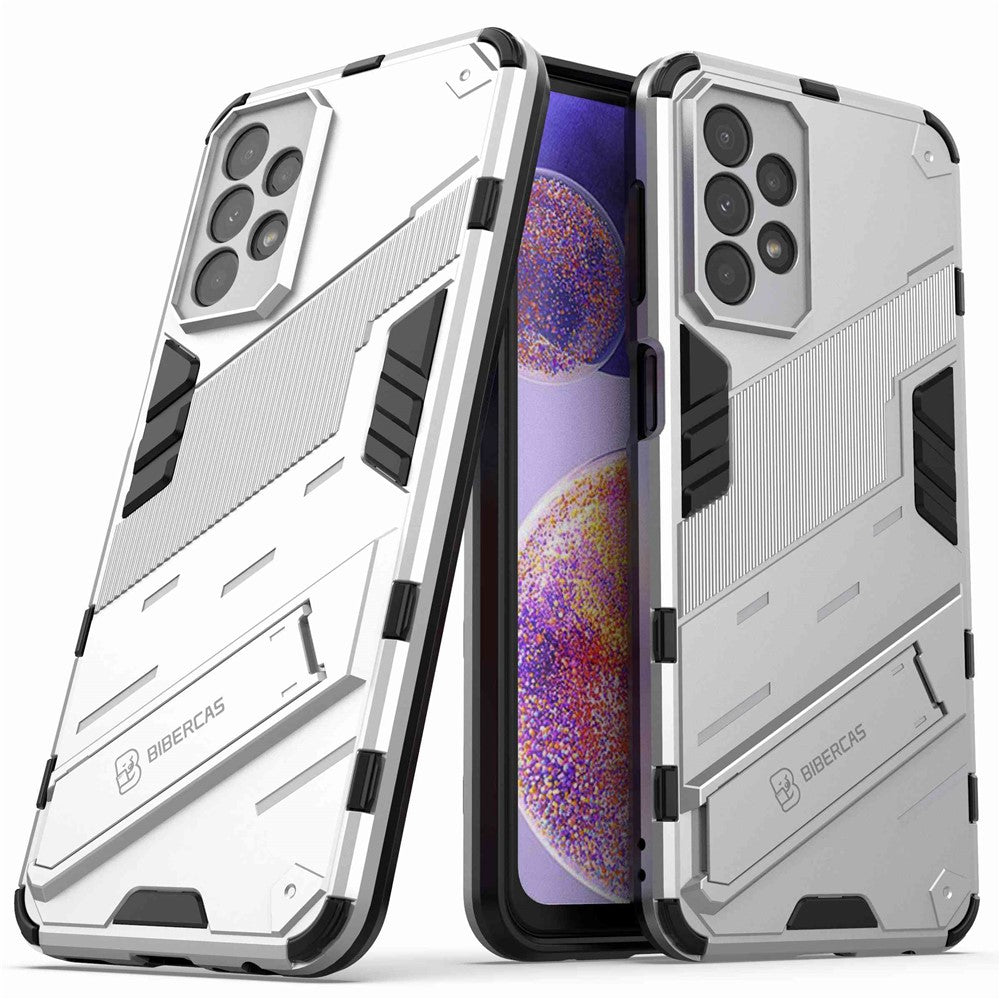 For Samsung Galaxy A23 5G (Global Version) / 4G Shockproof Armor Cover Hard PC Soft TPU Protective Phone Case with Kickstand