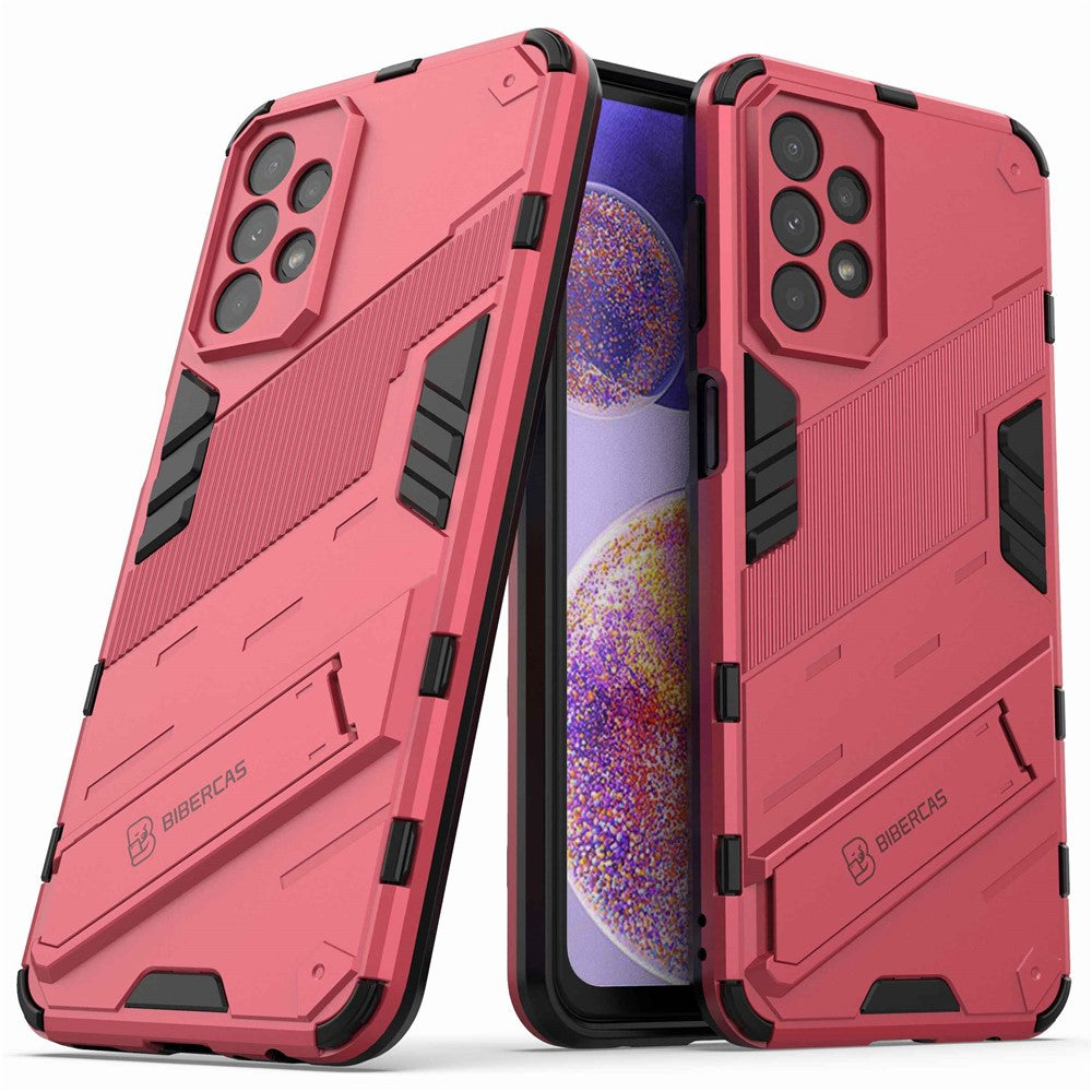 For Samsung Galaxy A23 5G (Global Version) / 4G Shockproof Armor Cover Hard PC Soft TPU Protective Phone Case with Kickstand