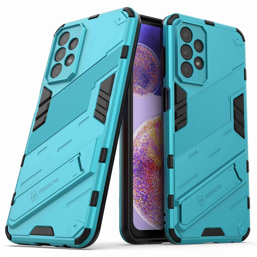 For Samsung Galaxy A23 5G (Global Version) / 4G Shockproof Armor Cover Hard PC Soft TPU Protective Phone Case with Kickstand