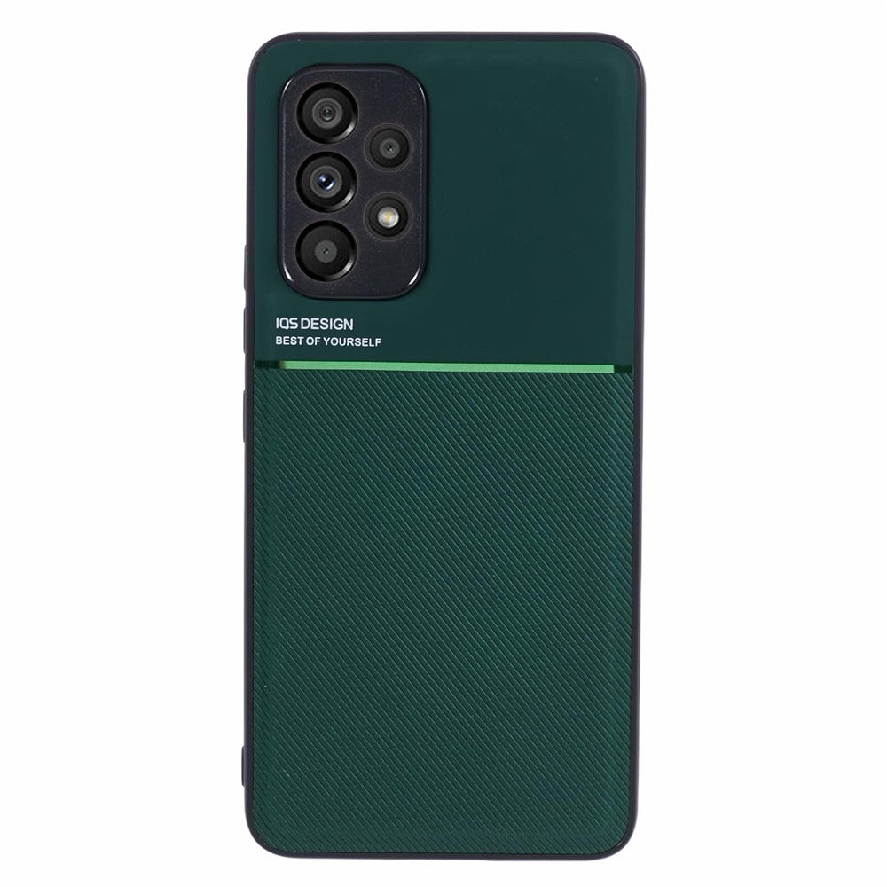 For Samsung Galaxy A53 5G Imprinted PU Leather + TPU Anti-drop Phone Case with Built-in Metal Sheet