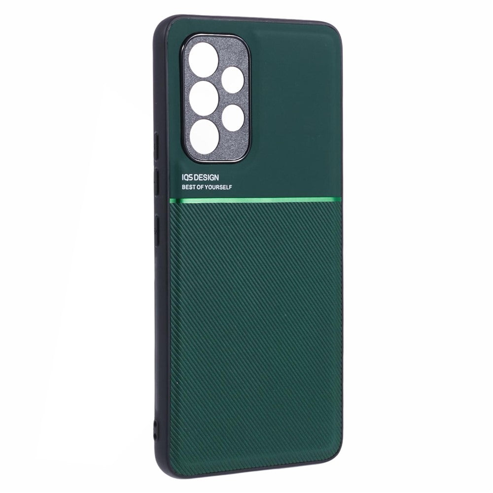 For Samsung Galaxy A53 5G Imprinted PU Leather + TPU Anti-drop Phone Case with Built-in Metal Sheet