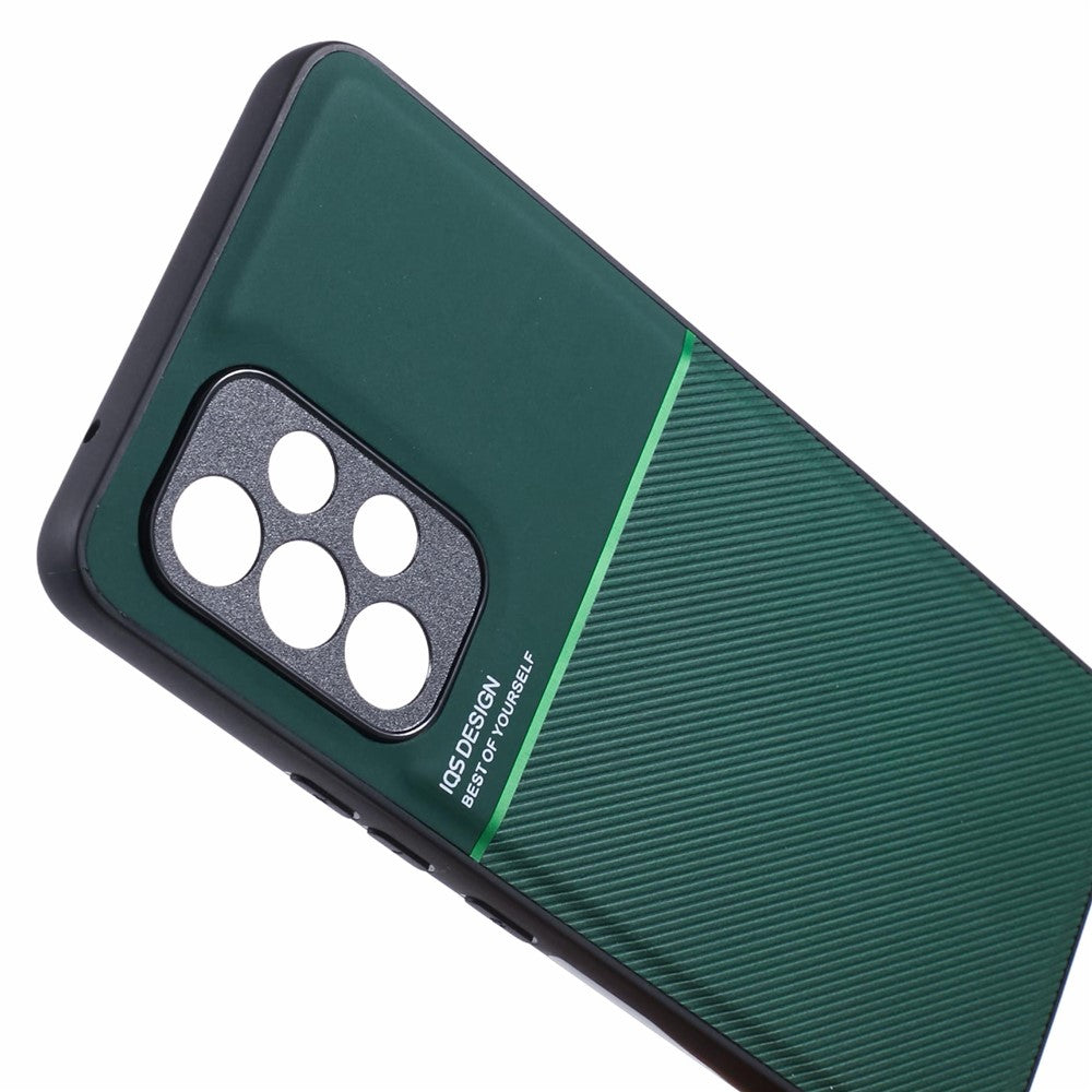 For Samsung Galaxy A53 5G Imprinted PU Leather + TPU Anti-drop Phone Case with Built-in Metal Sheet