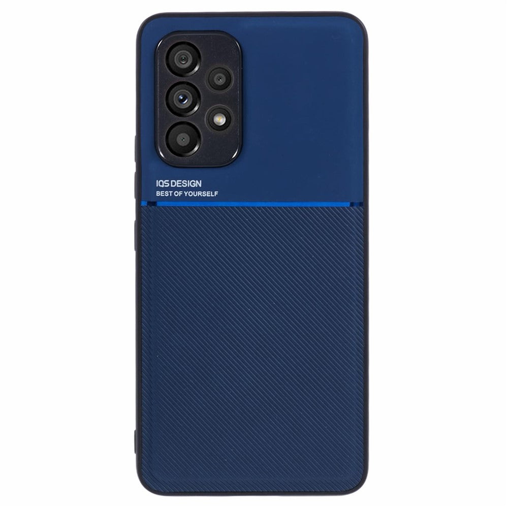 For Samsung Galaxy A53 5G Imprinted PU Leather + TPU Anti-drop Phone Case with Built-in Metal Sheet