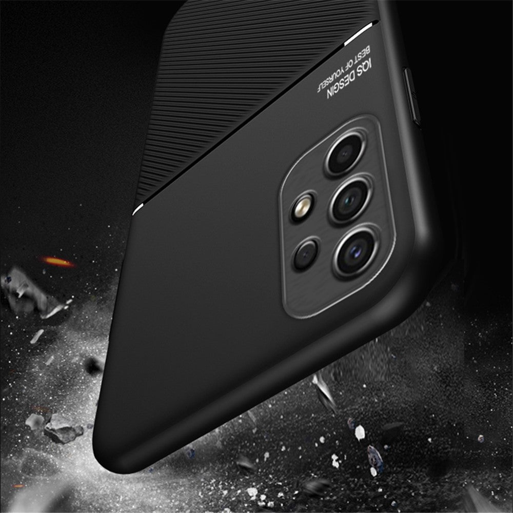 Samsung Galaxy A13 4G, trykt PU-lædercover, TPU-bagside med indbygget metalplade