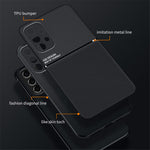 Samsung Galaxy A13 4G, trykt PU-lædercover, TPU-bagside med indbygget metalplade