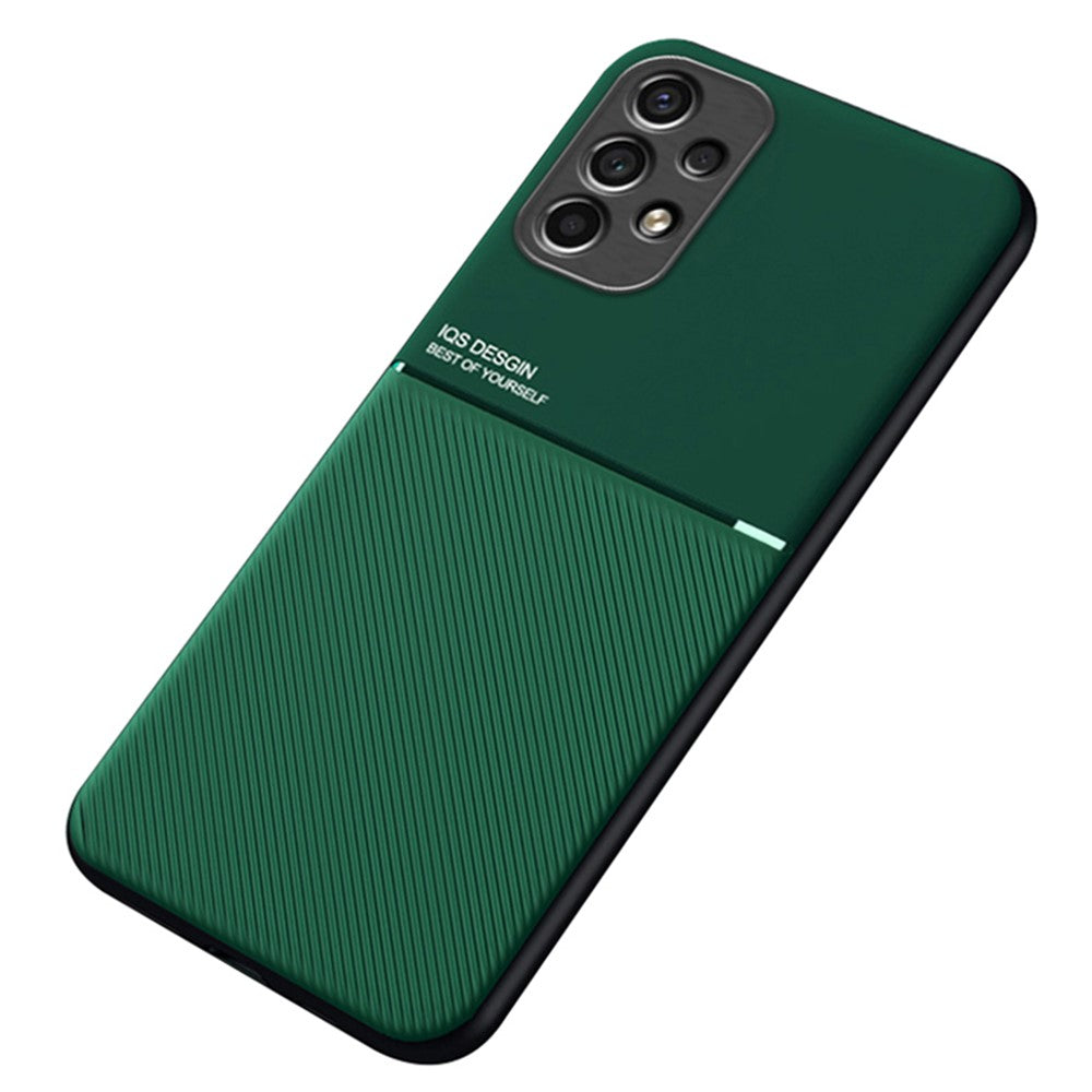 Samsung Galaxy A13 4G, trykt PU-lædercover, TPU-bagside med indbygget metalplade