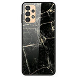 For Samsung Galaxy A23 5G (Global Version) / 4G Colorful Pattern Printing Case Anti-Scratch Tempered Glass Hard PC Back + TPU Shockproof Protective Cover Skin