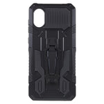 MechWarrior Project til Samsung Galaxy A03 Core Stødresistent Anti-ridse Indbygget Metalplade Hybrid Hard PC Soft TPU Cover med Bælteclips Kickstand