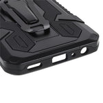 MechWarrior Project til Samsung Galaxy A03 Core Stødresistent Anti-ridse Indbygget Metalplade Hybrid Hard PC Soft TPU Cover med Bælteclips Kickstand
