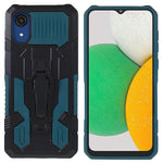 MechWarrior Project til Samsung Galaxy A03 Core Stødresistent Anti-ridse Indbygget Metalplade Hybrid Hard PC Soft TPU Cover med Bælteclips Kickstand
