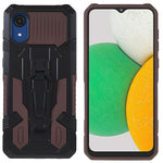 MechWarrior Project til Samsung Galaxy A03 Core Stødresistent Anti-ridse Indbygget Metalplade Hybrid Hard PC Soft TPU Cover med Bælteclips Kickstand