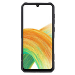 MechWarrior Project for Samsung Galaxy A33 5G Well-protected Anti-fall Built-in Metal Sheet Hybrid Hard PC Soft TPU Case with Back Clip Kickstand