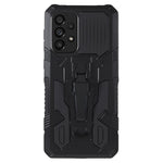 MechWarrior Project for Samsung Galaxy A53 5G Built-in Metal Sheet Hybrid Hard PC Soft TPU Anti-scratch Case with Back Clip Kickstand