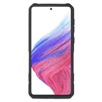 MechWarrior Project for Samsung Galaxy A53 5G Built-in Metal Sheet Hybrid Hard PC Soft TPU Anti-scratch Case with Back Clip Kickstand