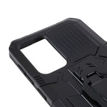 MechWarrior Project for Samsung Galaxy A53 5G Built-in Metal Sheet Hybrid Hard PC Soft TPU Anti-scratch Case with Back Clip Kickstand