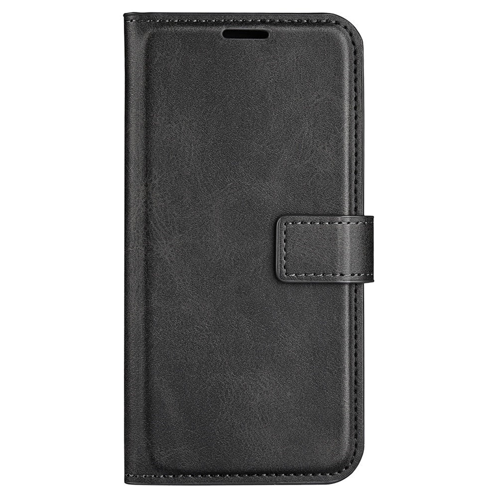 For Samsung Galaxy M33 5G (Global Version) Magnetic Clasp Textured PU Leather Stand Phone Case Wallet Folio Flip Cover