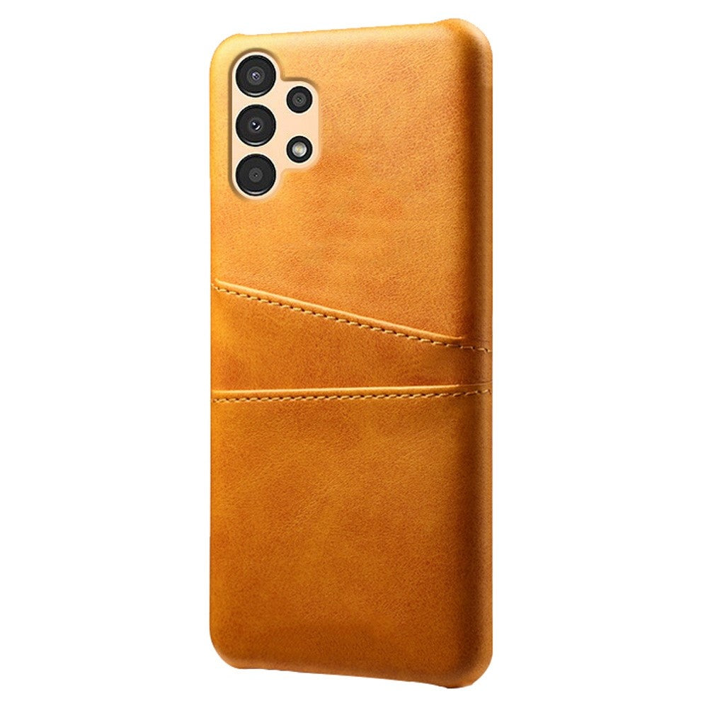 Til Samsung Galaxy A13 4G Multifunktionelt Telefoncover med Kortlommer og Beskyttende PU Læderbelagt Hårdt PC-etui