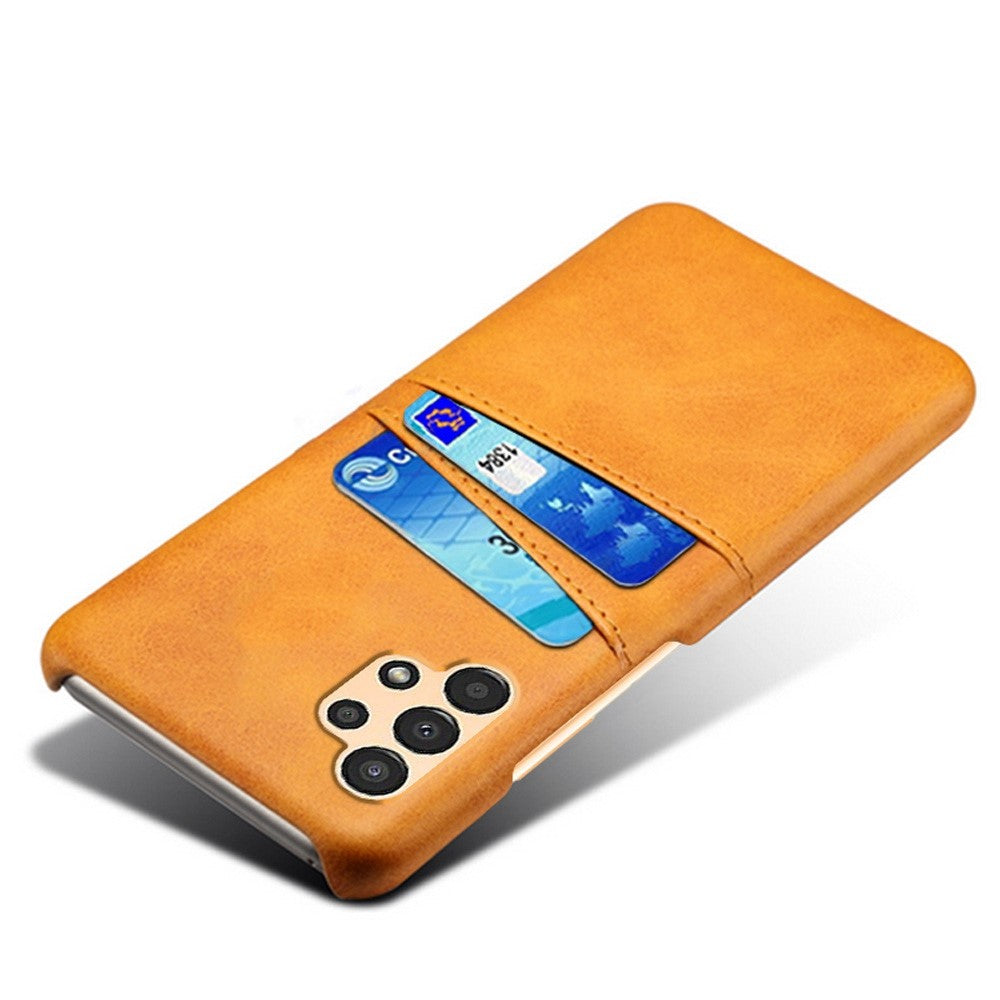 Til Samsung Galaxy A13 4G Multifunktionelt Telefoncover med Kortlommer og Beskyttende PU Læderbelagt Hårdt PC-etui