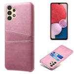 Til Samsung Galaxy A13 4G Multifunktionelt Telefoncover med Kortlommer og Beskyttende PU Læderbelagt Hårdt PC-etui