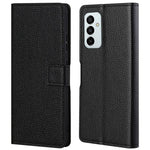 For Samsung Galaxy M23 5G / F23 5G PU Leather Litchi Texture Flip Wallet Case Stand Feature Scratch Resistant Full Protective Phone Cover