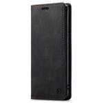 AUTSPACE A01-serien til Samsung Galaxy S22 5G PU-lædercover med RFID-blokerende pung og flip-stander