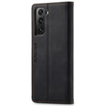 AUTSPACE A01-serien til Samsung Galaxy S22+ 5G PU-lædercover RFID-blokerende pung-flipcover med støttefod