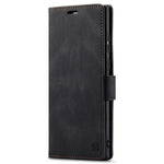 AUTSPACE A01 Series for Samsung Galaxy S22 Ultra 5G PU Leather Case RFID Blocking Wallet Flip Stand Cover