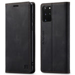 AUTSPACE A01 Series for Samsung Galaxy S20 Plus 4G / 5G PU Leather Case RFID Blocking Wallet Flip Stand Cover