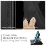 AUTSPACE A01 Series for Samsung Galaxy S20 Plus 4G / 5G PU Leather Case RFID Blocking Wallet Flip Stand Cover