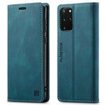 AUTSPACE A01 Series for Samsung Galaxy S20 Plus 4G / 5G PU Leather Case RFID Blocking Wallet Flip Stand Cover