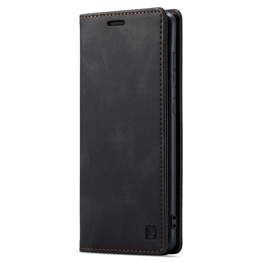 AUTSPACE A01 Series for Samsung Galaxy S20 Ultra 4G / 5G PU Leather Case RFID Blocking Retro Wallet Flip Stand Cover