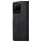 AUTSPACE A01 Series for Samsung Galaxy S20 Ultra 4G / 5G PU Leather Case RFID Blocking Retro Wallet Flip Stand Cover