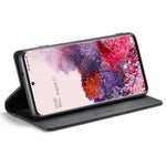 AUTSPACE A01-serien til Samsung Galaxy S20 4G/5G PU-læderetui RFID-blokerende pung-flipcover med standfunktion