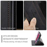 AUTSPACE A01-serien til Samsung Galaxy S20 4G/5G PU-læderetui RFID-blokerende pung-flipcover med standfunktion