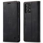 AUTSPACE A01 Series for Samsung Galaxy A53 5G PU Leather Case RFID Blocking Wallet Flip Stand Cover