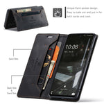 AUTSPACE A01 Series for Samsung Galaxy A53 5G PU Leather Case RFID Blocking Wallet Flip Stand Cover