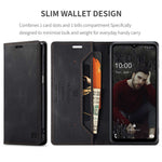 AUTSPACE A01 Series for Samsung Galaxy A32 5G/M32 5G PU Leather Case RFID Blocking Vintage Wallet Stand Flip Cover
