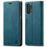 AUTSPACE A01 Series for Samsung Galaxy A32 5G/M32 5G PU Leather Case RFID Blocking Vintage Wallet Stand Flip Cover