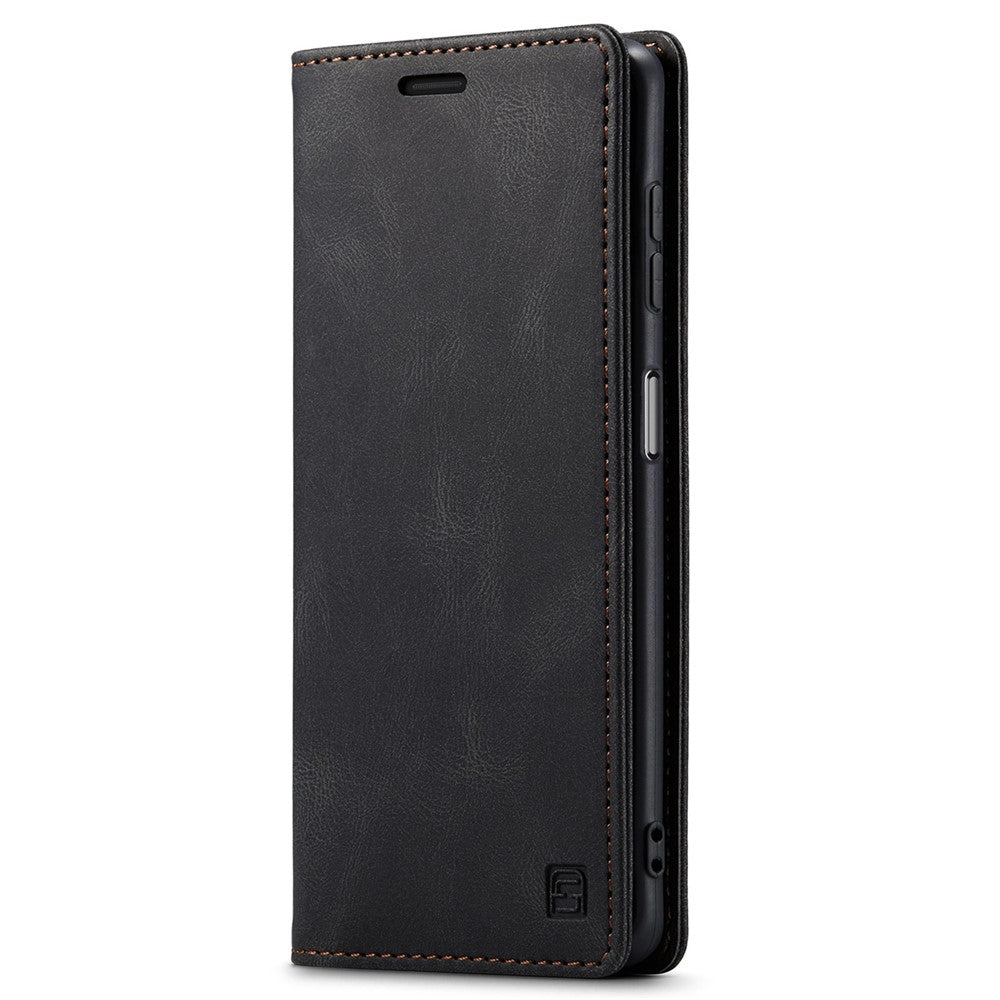 AUTSPACE A01-serien för Samsung Galaxy A13 5G / A04s 4G (164,7 mm) PU-läderfodral RFID-blockerande plånboksfodral med stativ och vikbart skydd