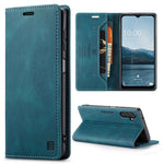 AUTSPACE A01-serien för Samsung Galaxy A13 5G / A04s 4G (164,7 mm) PU-läderfodral RFID-blockerande plånboksfodral med stativ och vikbart skydd