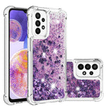 Til Samsung Galaxy A23 5G (global version) / 4G TPU-cover med glitter kviksand stødsikkert telefonbagcover
