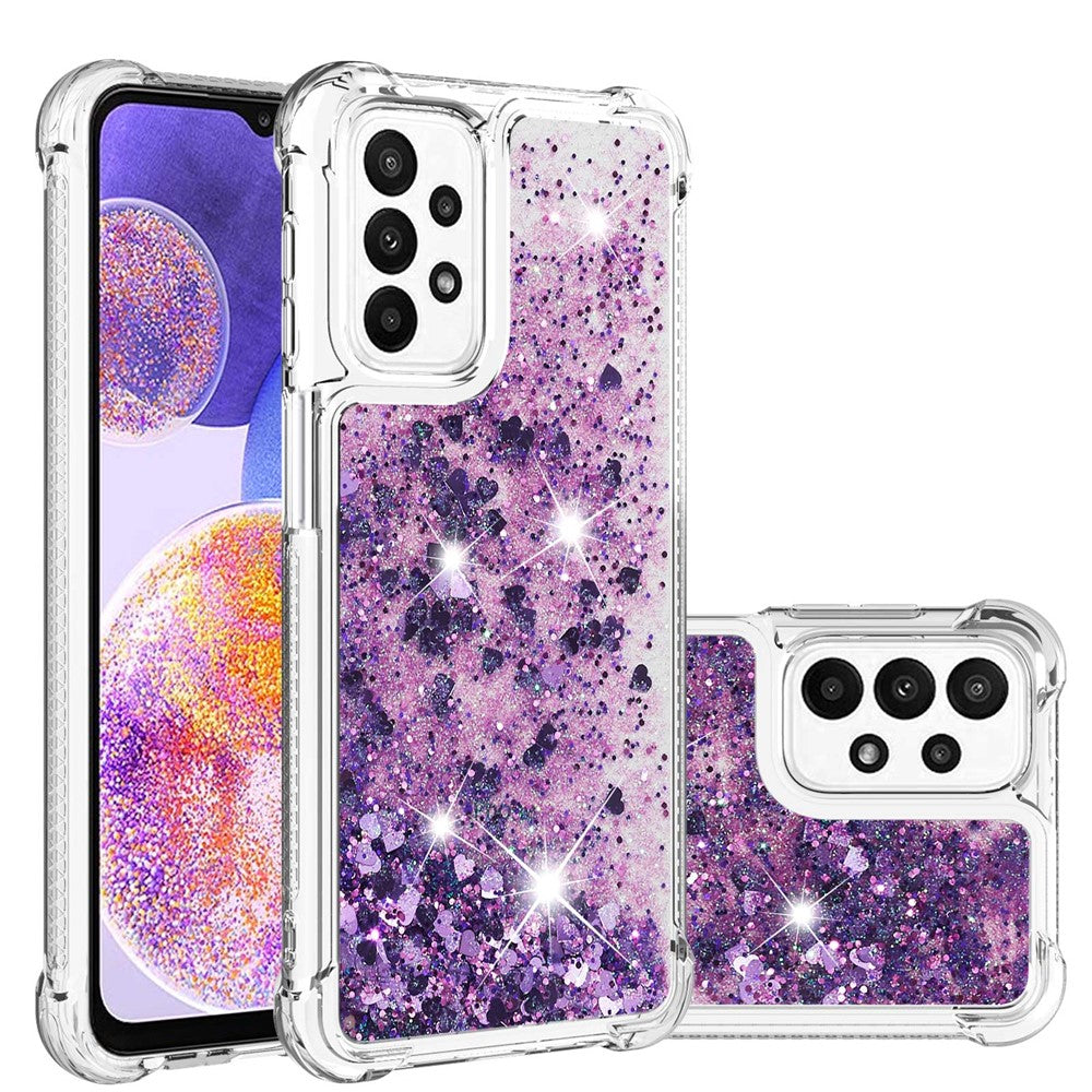 Samsung Galaxy A23 5G (Global Version) / 4G TPU-skal Glitter Quicksand Stötsäkert mobilbaksida