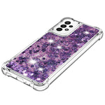 Til Samsung Galaxy A23 5G (global version) / 4G TPU-cover med glitter kviksand stødsikkert telefonbagcover